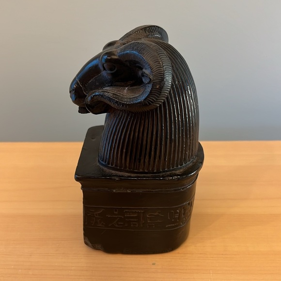 Egyptian Statue Ram head Repro Bookend - Picture 5 of 8